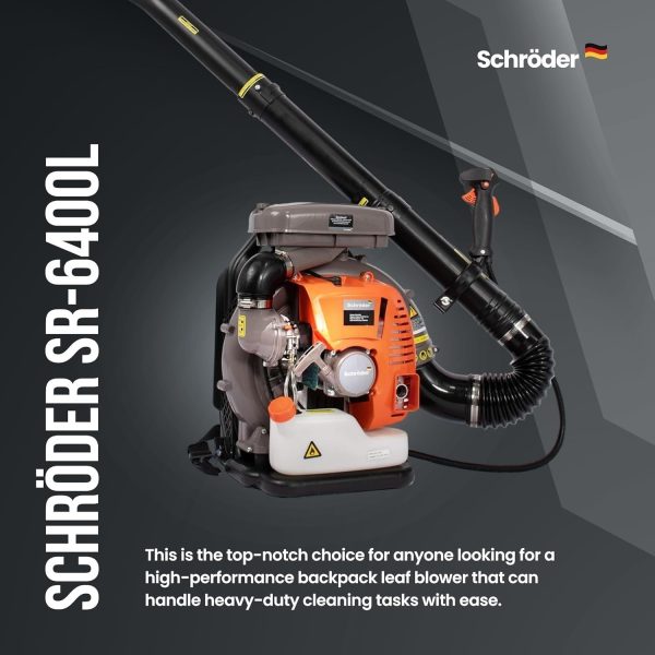 71NbdP_YknL._AC_SL1500-3.jpg Schröder SR-6400L Backpack Gas Leaf Blower, 3.7 HP Engine