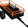 71SCQGV5jDL._AC_SL1500-1.jpg Impact Implements 1500 lb Utility Cargo Trailer with Pivot Dump for ATV, UTV, and Lawn Tractor