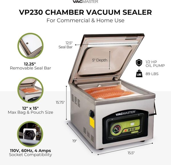 71VinG5D4AL._AC_SL1500-1.jpg Vacmaster VP230 Chamber Vacuum Sealer
