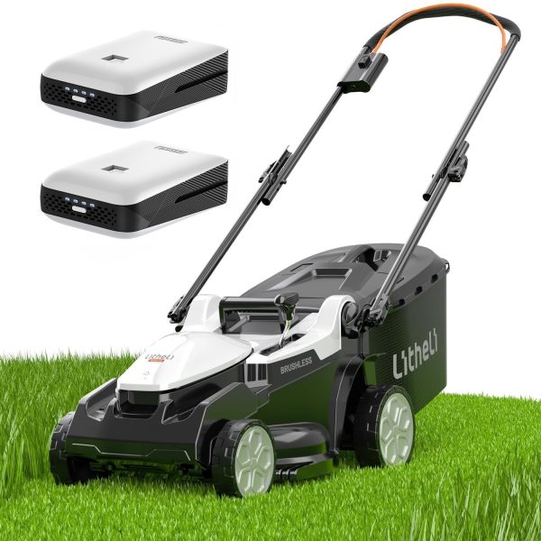 71WtYKasDsL.jpg Litheli 13″ 20V Cordless Lawn Mower with 4.0Ah Battery