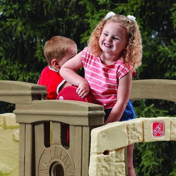 71hPSfEHBdL._AC_SL1000-1-2-1.jpg Step2 Naturally Playful Woodland Climber II with Slide, Green