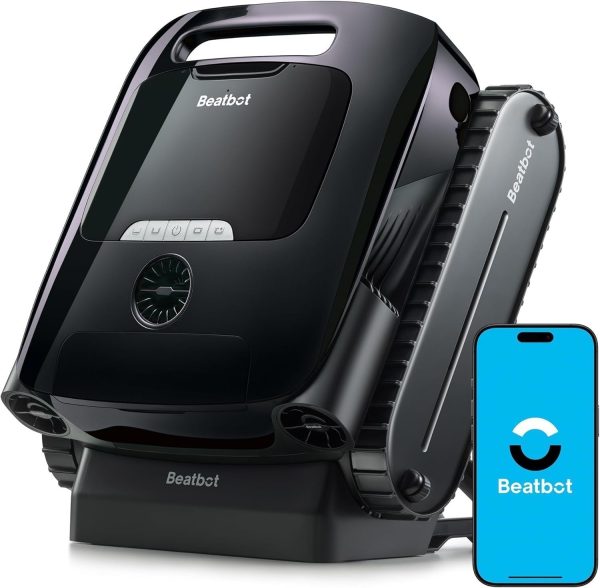71ncegGRedL._AC_SL1500_3cccc6f4-59d5-4b00-a76e-adfc74d0d9ef-1.jpg Beatbot AquaSense 2 Pro Robotic Pool Cleaner – 5-in-1 Cordless Skimmer & Clarifier, App-Controlled, Smart Parking, Up to 3,875 Sq. Ft. – Obsidian