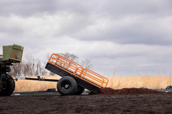 71nqZ9ldQwL._AC_SL1500-1.jpg Impact Implements 1500 lb Utility Cargo Trailer with Pivot Dump for ATV, UTV, and Lawn Tractor