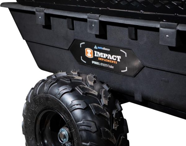71qL_AqPX6L._AC_SL1500-1.jpg Impact Implements 1500 lb Utility Cargo Trailer with Pivot Dump for ATV, UTV, and Lawn Tractor