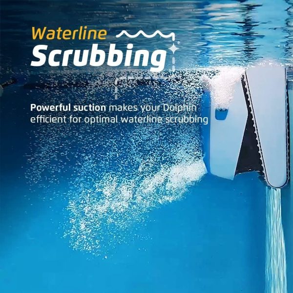 71s5ZBXDIPL.jpg Dolphin Proteus DX5i Wi-Fi Robotic Pool Vacuum Cleaner Pools up to 50 FT – Waterline Scrubber Brush