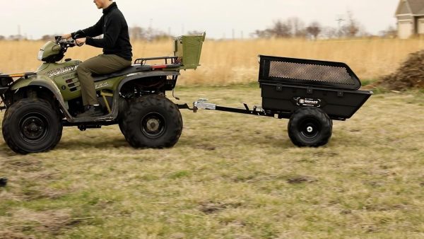 71sUYlbOkWL._AC_SL1500-1.jpg Impact Implements 1500 lb Utility Cargo Trailer with Pivot Dump for ATV, UTV, and Lawn Tractor