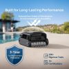Beatbot AquaSense 2 Pro Robotic Pool Cleaner – 5-in-1 Cordless Skimmer & Clarifier, App-Controlled, Smart Parking, Up to 3,875 Sq. Ft. – Obsidian