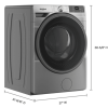 Whirlpool WFW5720RR 4.5 cu. ft. Smart Front Load Washer