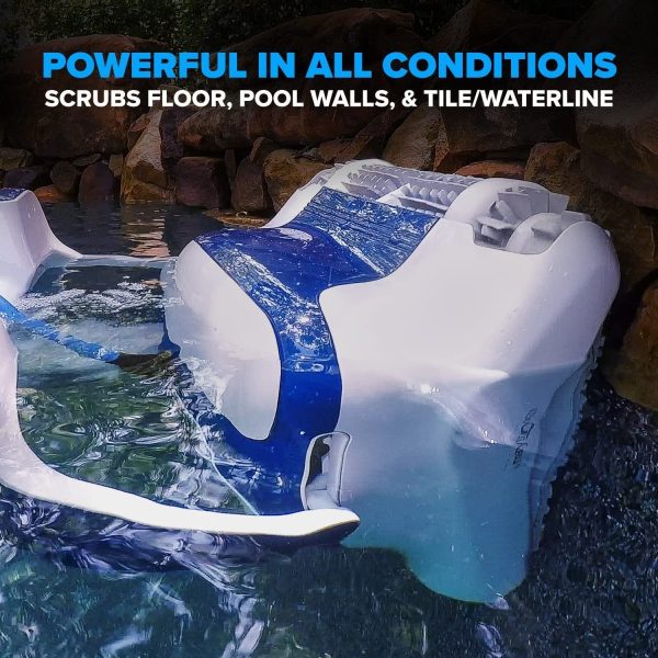 816C6f78-EL.jpg Dolphin Sigma Robotic Pool Cleaner (2024 Model) — Wi-Fi, App, Gyroscope, Weekly Timer, Waterline Cleaning & Massive Top-Loading Ultra-Fine and Standard Filters for In-Ground Swimming Pools up to 50ft