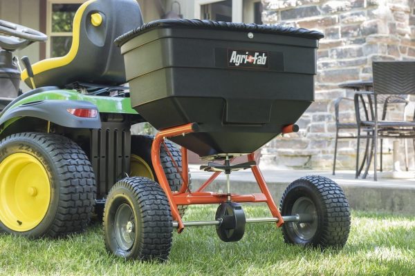 816XR9on-IL._AC_SL1500-1.jpg Agri-Fab 45-0543 Tow-Behind 100 lb Lawn & Garden Spiker Seeder Spreader