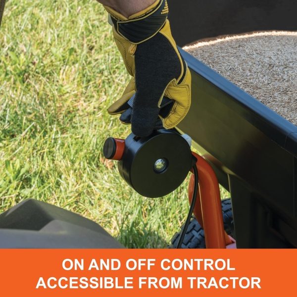 816oLiha2uL._AC_SL1500-1.jpg Agri-Fab 45-0543 Tow-Behind 100 lb Lawn & Garden Spiker Seeder Spreader