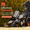SuperHandy 48V Electric Power Wagon Utility Cart, 660 lb Load, 1000 lb Hauling Capacity