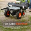 SuperHandy 48V Electric Power Wagon Utility Cart, 660 lb Load, 1000 lb Hauling Capacity