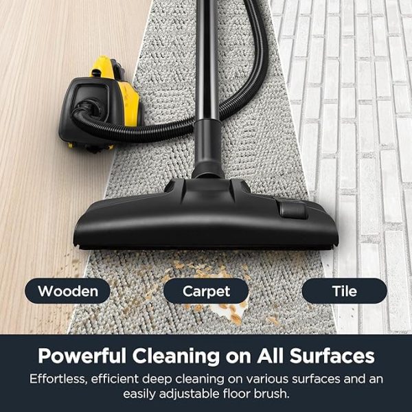 81Cv818B4CL._AC_SX679_-1.jpg Eureka 3670M Canister Cleaner, Lightweight Powerful Vacuum for Carpets and Hard floors, w/ 5bags,Yellow