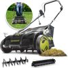 Sun Joe AJ805E 13A Electric Dethatcher & Scarifier, 15 in.