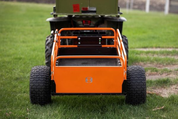 81H3EK-Fu6L._AC_SL1500-1.jpg Impact Implements 1500 lb Utility Cargo Trailer with Pivot Dump for ATV, UTV, and Lawn Tractor