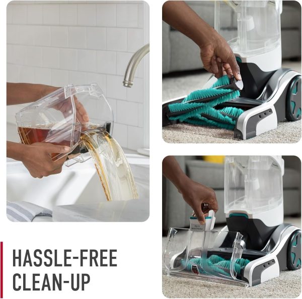 81Knbx3c1zL._AC_SL1500-1-1.jpg Hoover Smartwash Automatic Carpet Cleaner Machine, FH52000, Turquoise