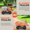 SuperHandy Electric-Assist Garden Cart, 5.7 Cu Ft, 440 lbs Load, All-Terrain Wheels