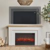 81bpM7EryYL._AC_SL1500.jpg Real Flame Malie 68″ Electric Fireplace with Mantel & Remote Control