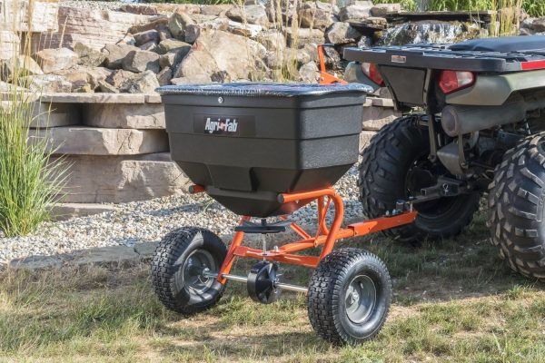 81dcu3nfp5L._AC_SL1500-1.jpg Agri-Fab 45-0543 Tow-Behind 100 lb Lawn & Garden Spiker Seeder Spreader