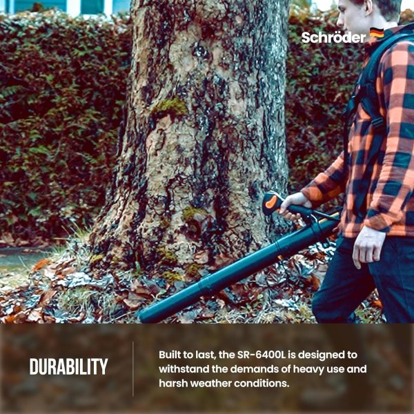 81etMQEb41L._AC_SL1500-3.jpg Schröder SR-6400L Backpack Gas Leaf Blower, 3.7 HP Engine