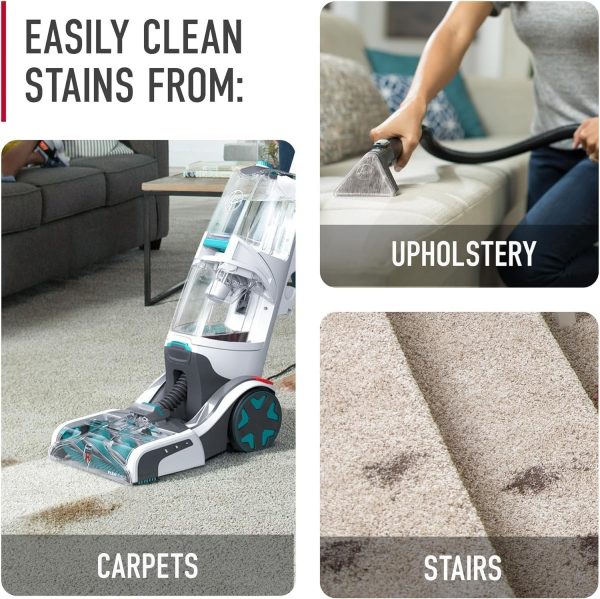 81p3c5Z-2vL._AC_SL1500-1.jpg Hoover Smartwash Automatic Carpet Cleaner Machine, FH52000, Turquoise