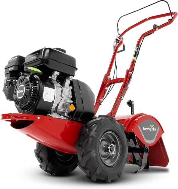81qCAiW9RjL._AC_SL1500-1-1.jpg Earthquake 33970 Victor Rear Tine Tiller, Powerful 212cc 4-Cycle Vipe Engine
