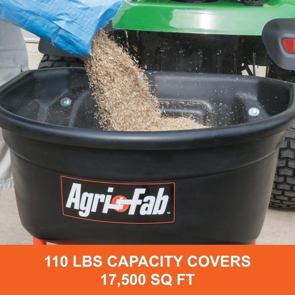 81tnFq6vQ7L._AC_SL1500-1.jpg Agri-Fab 45-0543 Tow-Behind 100 lb Lawn & Garden Spiker Seeder Spreader