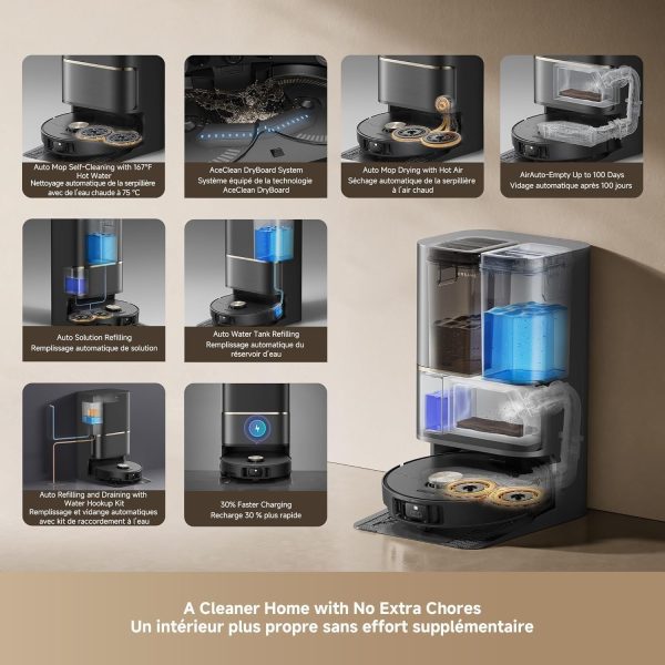 81ui-E4XalL._AC_SL1500-2.jpg DREAME L50 Ultra Robot Vacuum & Mop, 19,500Pa, Auto-Empty