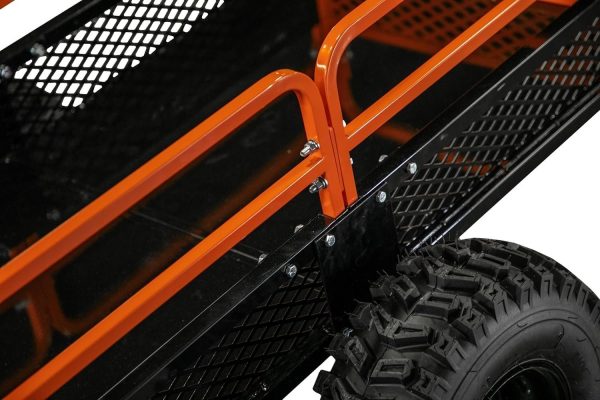 81zg3346PAL._AC_SL1500-1.jpg Impact Implements 1500 lb Utility Cargo Trailer with Pivot Dump for ATV, UTV, and Lawn Tractor