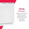 Frigidaire FDPC4221AW 24″ Built-In Dishwasher, Front Control, White