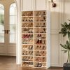 91-bfWGDyuL._AC_SX569.jpg ANTBOX Portable Shoe Rack Organizer for Closet Entryway, Stackable Sneaker Storage Shoe Cabinet with Magnetic Clear Door, Large Plastic Storage containers Bins with Lids 10 Tiers 40 Pairs