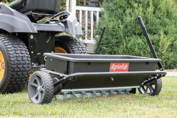 917xZ3sSChL._AC_SL1500-1.jpg Agri-Fab 45-0543 Tow-Behind 100 lb Lawn & Garden Spiker Seeder Spreader