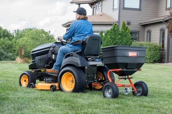 91nnBlKs2EL._AC_SL1500-1.jpg Agri-Fab 45-0543 Tow-Behind 100 lb Lawn & Garden Spiker Seeder Spreader