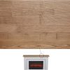 91tgygwSxvL._AC_SL1500.jpg Real Flame Malie 68″ Electric Fireplace with Mantel & Remote Control