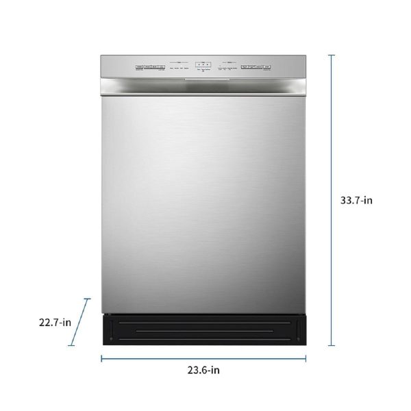 9284f274-46db-4e2f-ba09-4ede4286b6e0.817cfb87c471997772cbd935fe8b7e95.jpg Midea 24 in Built-In Dishwasher with Extended Dry, 52 dBA