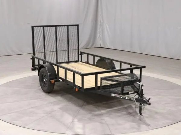 CO5.5X10GWPTLED_0_Co5.5X10Gwptled-100.jpg 5.5 X 10 Carry-On Utility Pipe Top w/ Mesh Tongue Box Trailer