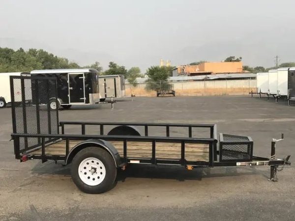 CO5.5X10GWPTLED_0_Co5.5X10Gwptled-103.jpg 5.5 X 10 Carry-On Utility Pipe Top w/ Mesh Tongue Box Trailer