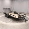 6 X 16 Carry-On Tandem Utility 7K Pipe Top Trailer