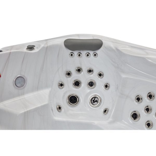 Danika 5-person 68-jet Hot Tub With Bluetooth In Gray