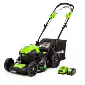 Greenworks-Self-Propelled-21-inch-Brushless-Lawn-Mower-40V-with-5Ah-Battery-and-Charger_3ddd1fab-7424-4309-bd28-b454bbb5fe66.c05e2f011ca7398a741973878bf737ad.jpg Greenworks Self-Propelled 21-inch Brushless Lawn Mower 40V with 5Ah Battery and Charger