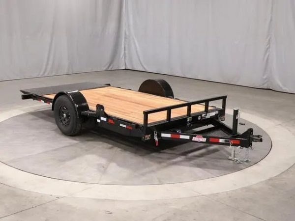 ITLT713SA2_1002000500_BLACK-100-1.jpg 7 X 14 Interstate Single Axle Tilt 7K Trailer