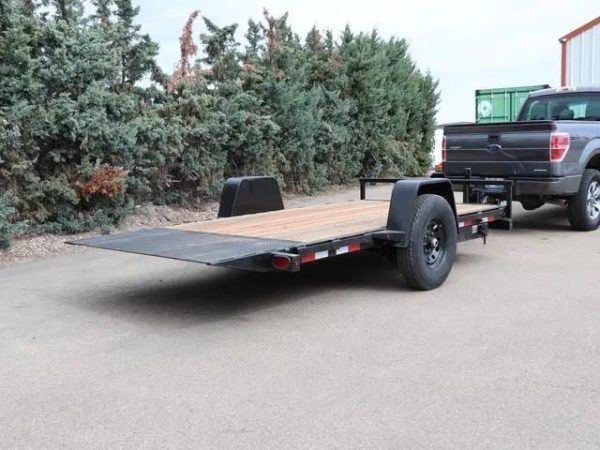 ITLT713SA2_1002000500_BLACK-103-1.jpg 7 X 14 Interstate Single Axle Tilt 7K Trailer