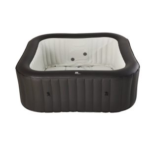 Mspa, Vito, Urban Series, Self-Inflatable Hot Tub & Spa, 132 Air Bubble System, One Piece Quick Setup, Square – 6 Persons