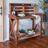 Potting Table/Bench/Serving Bar – Acacia Wood