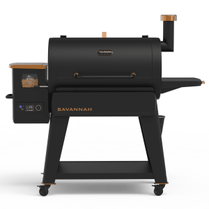 Pit Boss Pellet Smoker, Savannah 1500 Square Inch Wood Fired Pellet Grill, Onyx Series