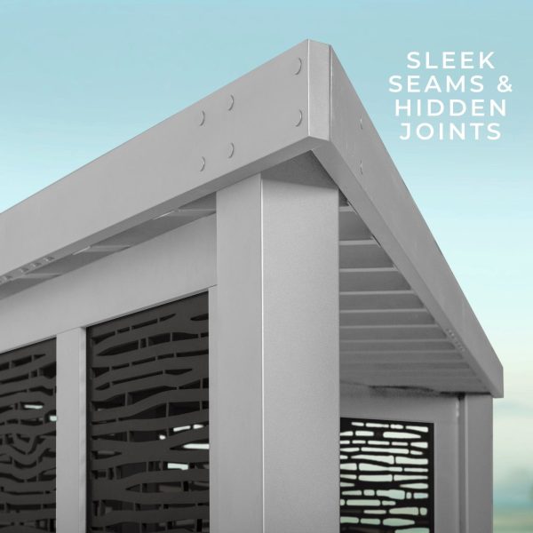 Richmond Modern Steel Cabana Pergola