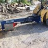 SMH2419_ACTION_FULL_01.jpg 24 Ton Iron & Oak Upside Down Skid Steer Log Splitter Attachment (SMH2419)
