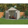 Suncast_Tremont_8_ft._W_x_7_ft._D_Resin_Storage_Shed_2.jpg Suncast Tremont 8 ft. W x 7 ft. D Resin Storage Shed