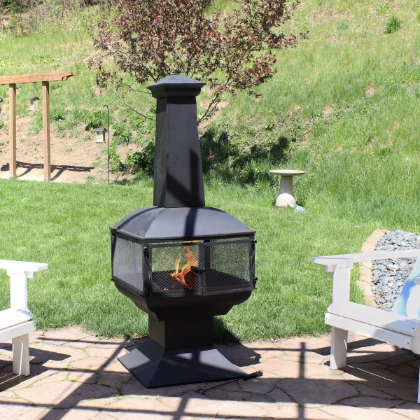 Sunnydaze-57-360-Degree-View-Steel-Wood-Burning-Chiminea-with-Grate-Poker-and-Cover_40fd0eed-15e4-482e-b864-cb5724dbdd5b.a17981bfb683d3cbde497a027edfd9cd.jpg Sunnydaze 57″ 360-Degree View Steel Wood-Burning Chiminea with Grate, Poker, and Cover